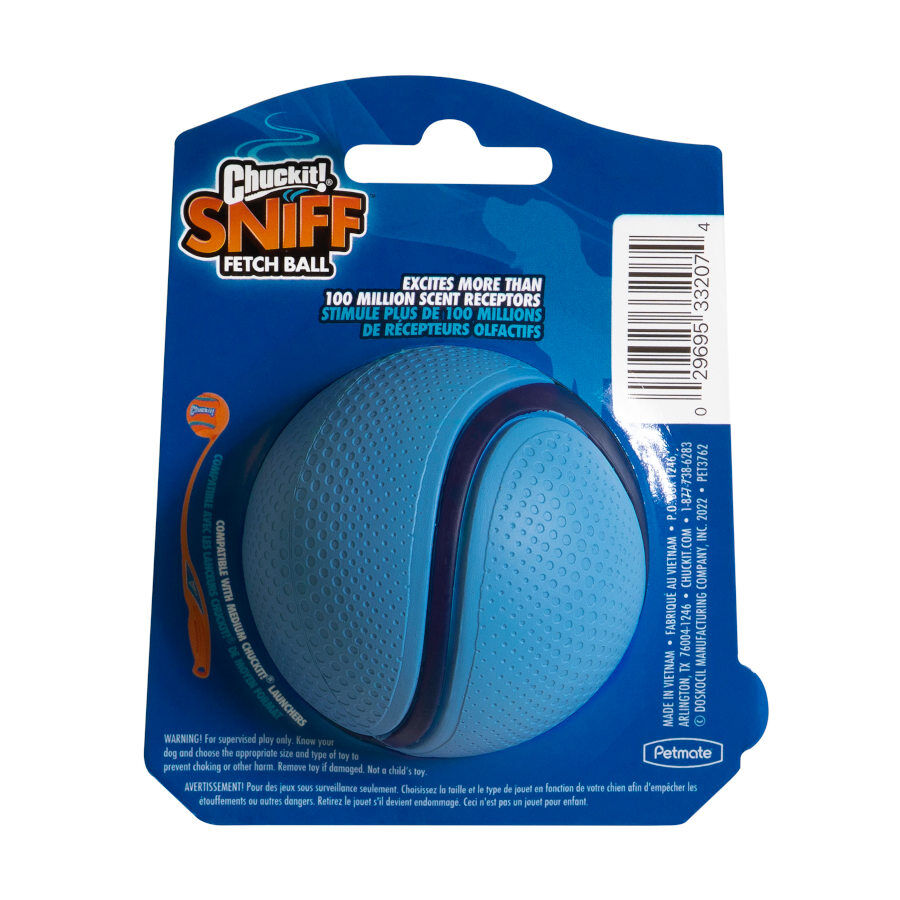 Chuckit! Sniff Fetch Pelota con Sabor a Bacon para perros, , large Imagen numero 2